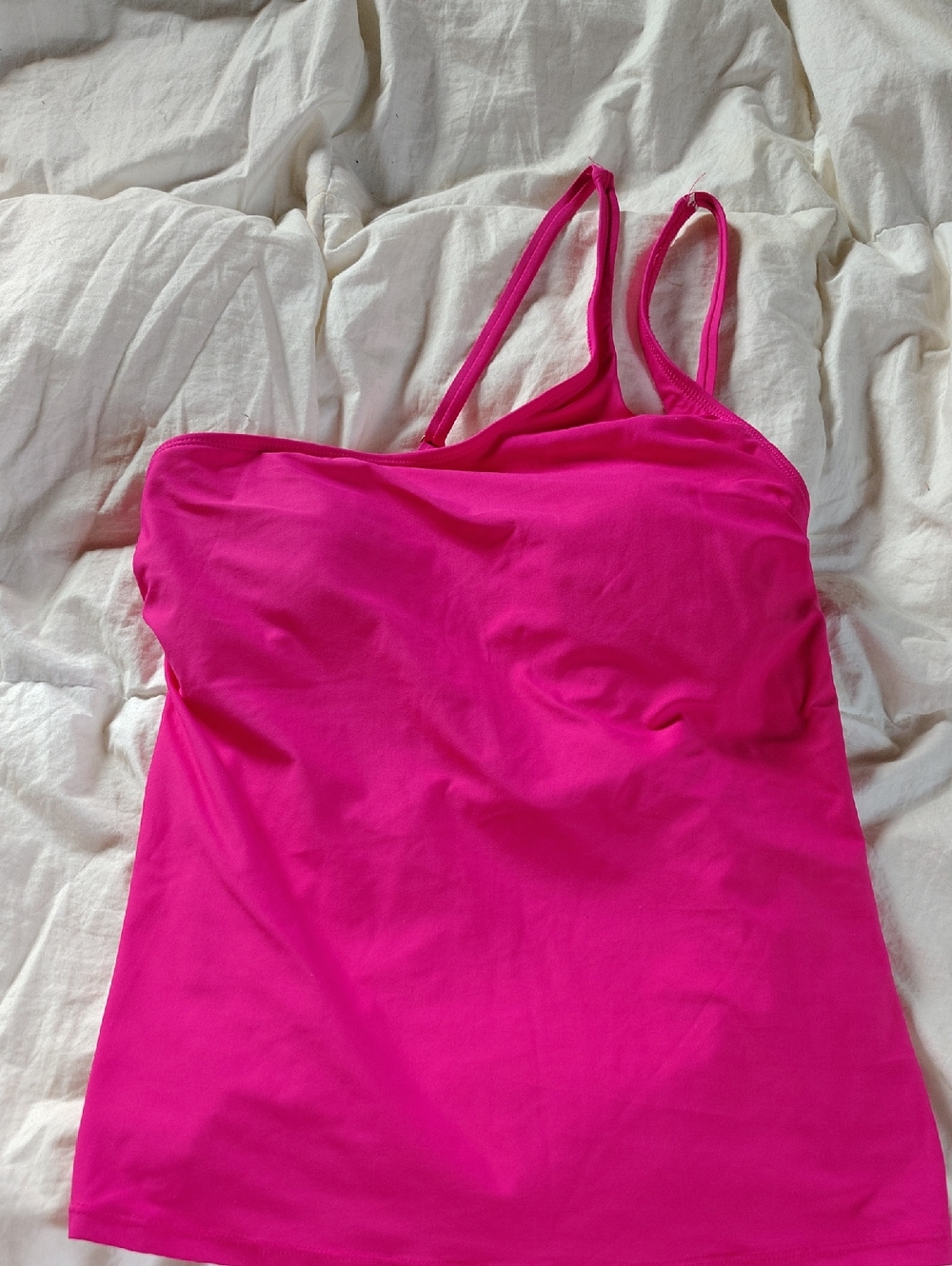 Time and Tru Hot Pink Women's Swim Tankini Top